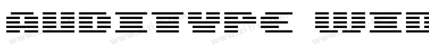 AudiType WideBold字体转换